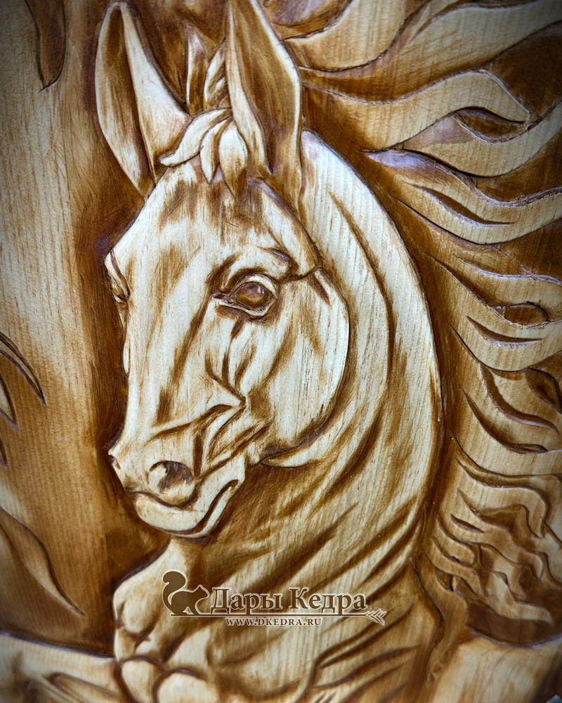 Кедровая бочка (фитобочка) «Огненная лошадь»